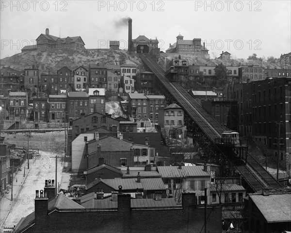 Mount Adams Incline, Cincinnati, Ohio, between 1900 and 1910. Creator: Unknown.