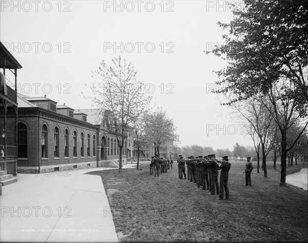 The Barracks, Fort Thomas, Ky., between 1900 and 1910. Creator: Unknown.