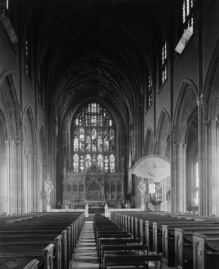 Interior, Trinity Church, New York, N.Y., c1907. Creator: Unknown.