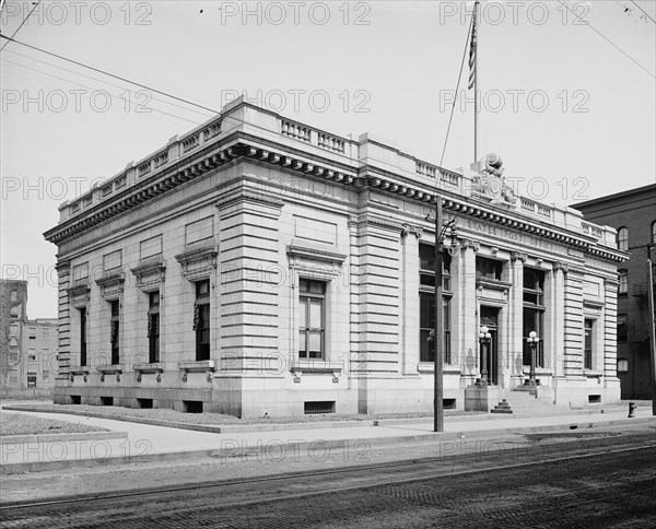 Post office, Holyoke, Mass., c1908. Creator: Unknown.