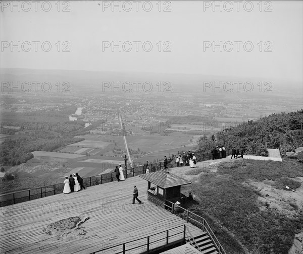View from Mt. Tom, Holyoke, Mass., c1908. Creator: Unknown.