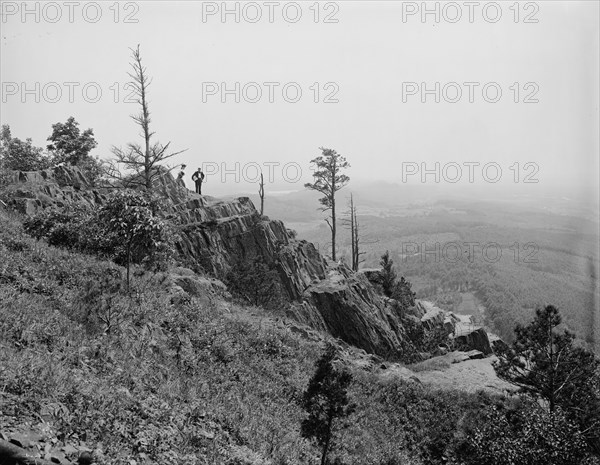 Ragged cliffs of Mt. Tom, Holyoke, Mass., c1908. Creator: Unknown.