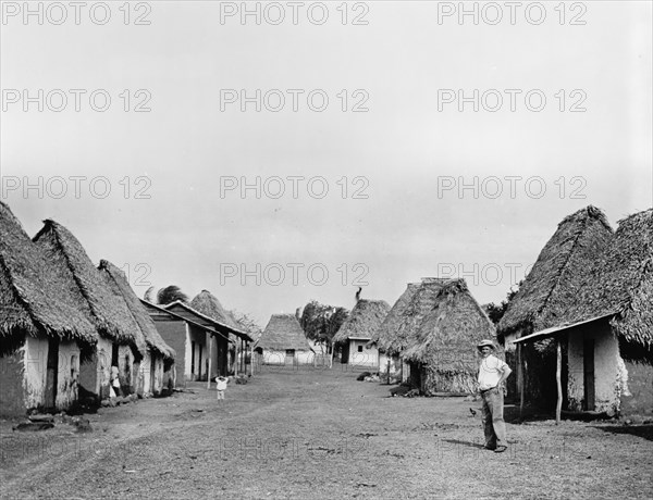 Chorrera, Panama, street scene, c.between 1910 and 1920. Creator: Unknown.