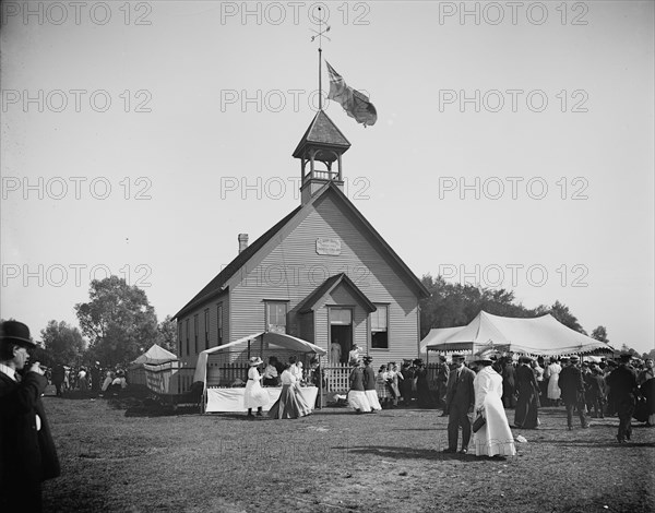 County fair, St. John Baptist Church of England, probably St. Clair Flats, Mich., c1900-1920. Creator: Unknown.