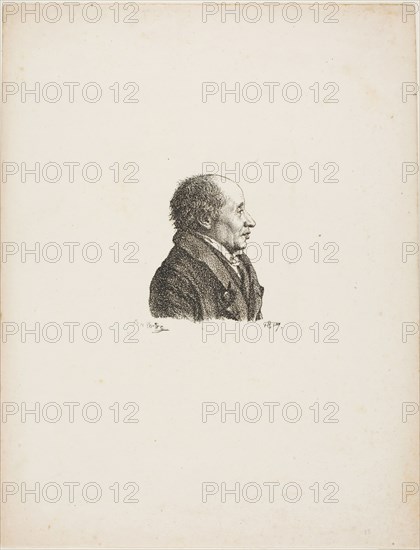 Portrait of a Man, 1817. Creator: Andre Dutertre.