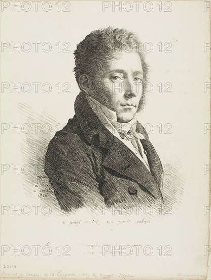 Portrait of Coupin de la Couperie, 1816. Creator: Girodet de Roucy-Trioson.