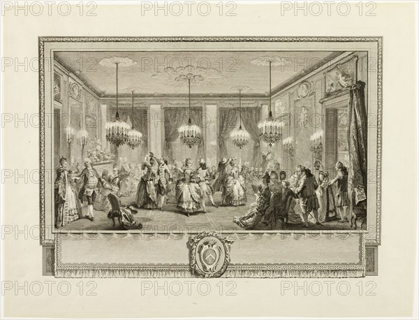 Bal Paré (The Jewel Ball), 1774. Creator: Antoine Jean Duclos.