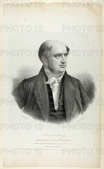 Levi Woodbury, Secretary of Treasury, 1837. Creator: Charles Fenderich.