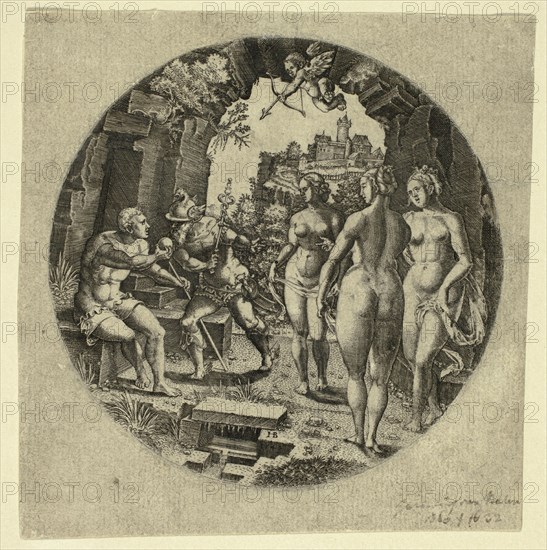 Judgment of Paris, 1544. Creator: Hans Brosamer.