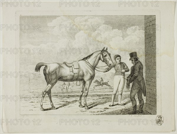 Riding School and Horses, 1806. Creator: Johann Adolph Darnstedt.