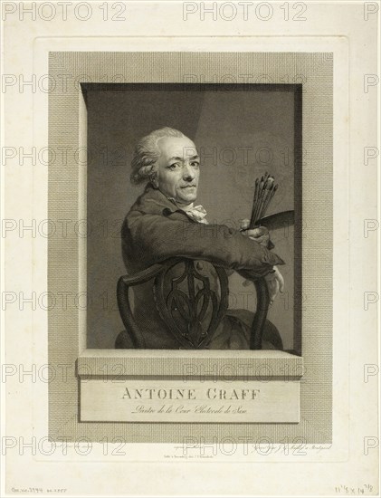 Anton Graff, n.d. Creator: Johann Gotthard von Müller.