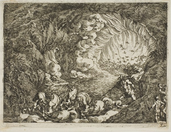 Apocalyptic Vision with Sea Gods, n.d. Creator: Johann Wilhelm Bauer.