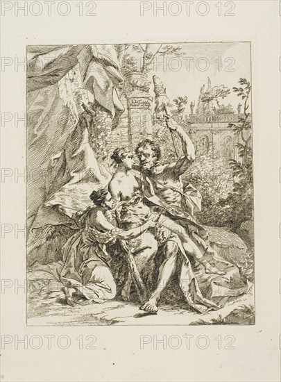 Hercules and Omphale, n.d. Creator: Johann Heinrich Tischbein.