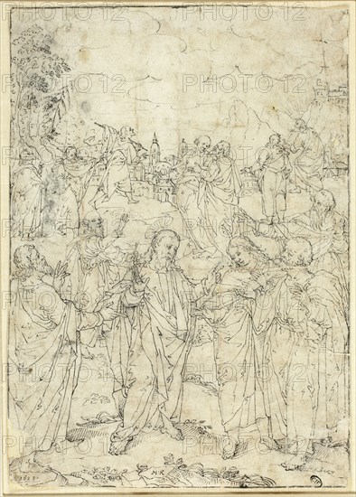 Christ and the Apostles, c. 1625. Creator: Johann Mathias Kager.