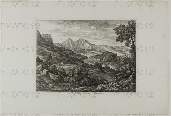 Castle of Saint Stephan of Mezzo and Canturano, 1810. Creator: Joseph Anton Koch.