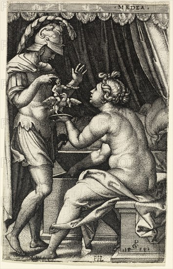 Jason and Medea, n.d. Creator: Master I.B..