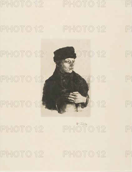 Peasant Boy with Jug, 1875/77. Creator: Wilhelm Maria Hubertus Leibl.