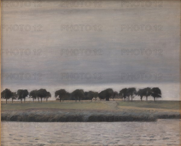 Study, Gentofte Lake, 1903. Creator: Vilhelm Hammershoi.