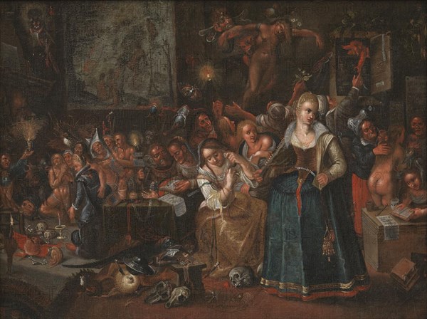 Witches' Sabbath, 1616. Creator: Frans Francken II.