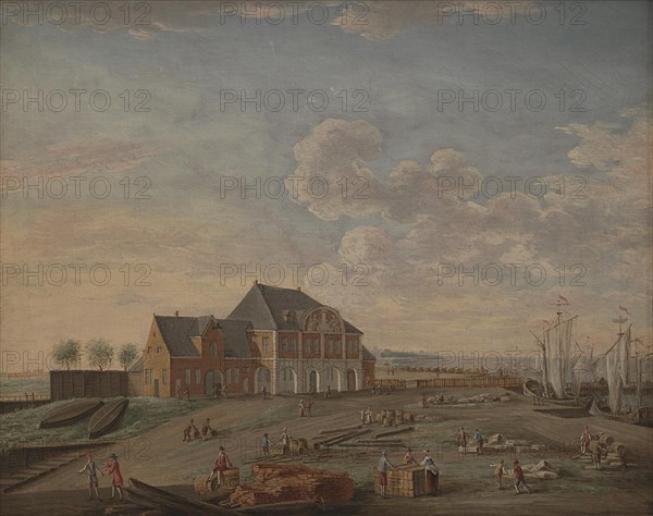 The Custom House of Copenhagen, 1754. Creator: Giovanni Antonio Cesari.