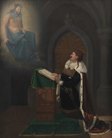 Christian IV's Vision at Rothenburg Castle, 1823. Creator: Ditlev Blunck.