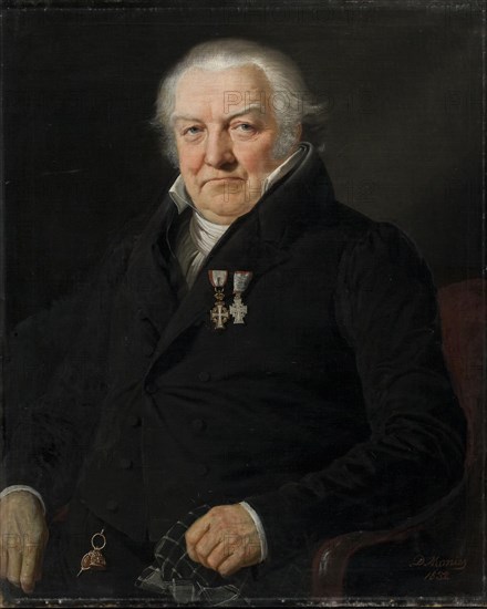 Professor, dr. med. J.D. Herholdt, 1832. Creator: David Monies.