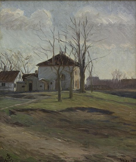 A Farm in Valby, near Copenhagen, 1894. Creator: Albert Gottschalk.