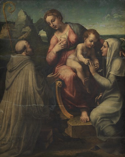 The Madonna and Child with Saints, 1517-1584. Creator: Francesco Menzocchi.