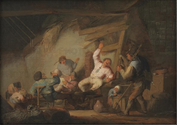 Making Merry in a Farm Cottage, 1536-1635. Creator: Adriaen van Ostade.