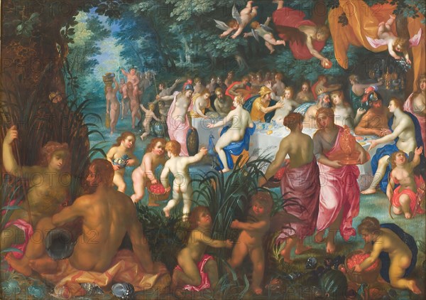 The Marriage of Peleus and Thetis, 1583-1625. Creators: Jan Brueghel the Elder, Johannes Rottenhammer the elder.