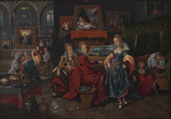 The Parable of the Wise and the Foolish Virgins, 1593-1623. Creator: Hieronymus Francken II.