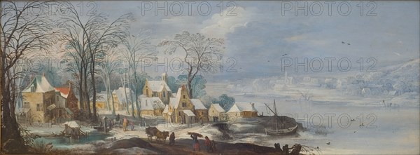 Winter Landscape, 1597-1625. Creators: Joos de Momper, the younger, Jan Brueghel the Elder.