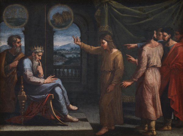 Joseph Interprets Pharaoh's Dream, 1609-1665. Creator: Nicolas Poussin.