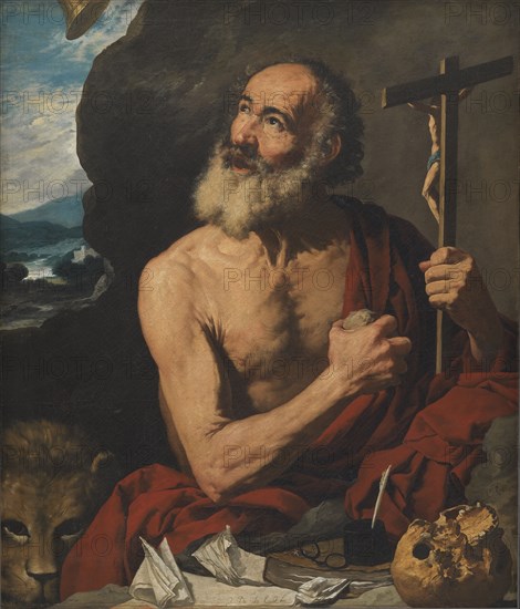 The Penitent St. Jerome, 1614-1656. Creator: Francisco Collantes.