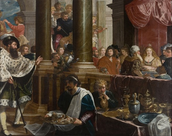 A Feast;A Banquet, 1622. Creator: Isaac Isaacsz.