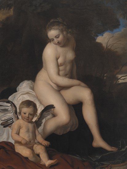 Venus and Cupid, 1628-1670. Creators: Jacob van Loo, Bartholomeus van der Helst.