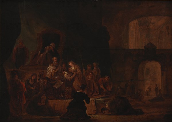 Jephta's Daughter Being Led to the Altar, 1640-1674. Creator: Gerrit de Wet.