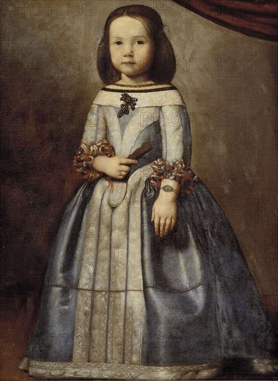 Portrait of Laura Chigi, 1646-1679. Creators: Alessandro Da Farnese Mattia, Francisco de Zurbaran.