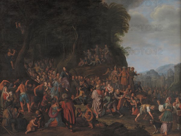 Christ's Entry into Jerusalem, 1655. Creator: Adriaen van Nieulandt.