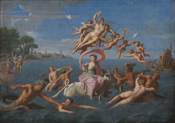 The Rape of Europe, 1659-1717. Creators: Nicolas Colombel, Francesco Albani.