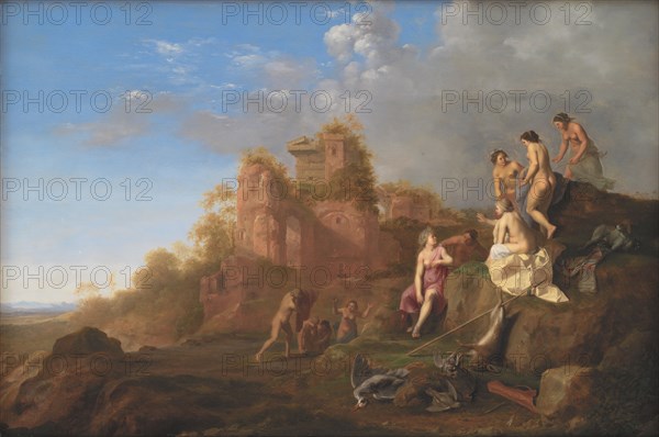 Diana and her Nymphs, 1659. Creator: Cornelis van Poelenburch.