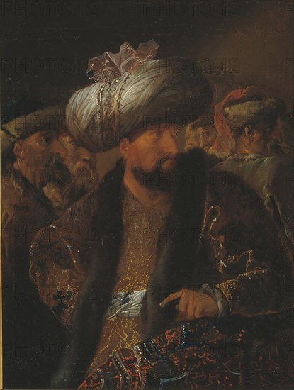 A collection of Turkish men, 1686-1722. Creator: Benoit Le Coffre.