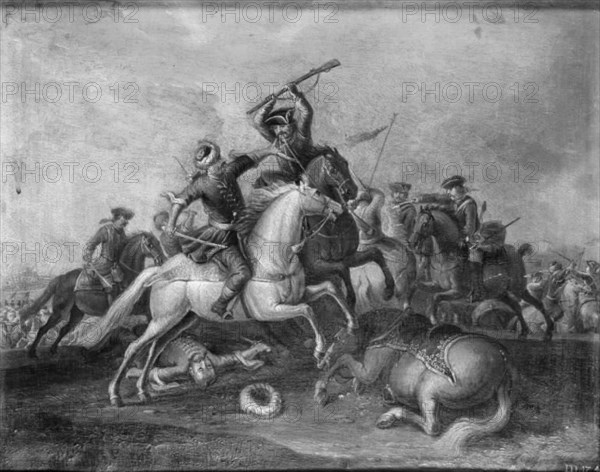 The Death of the Bassa of Anatolia, 1738-1741. Creator: Dismar Degen.