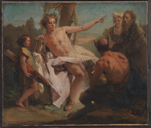 Apollo and Marsyas, 1757. Creator: Giovanni Battista Tiepolo.