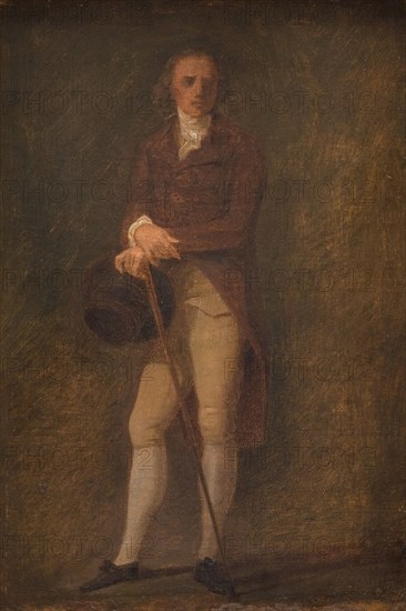 Portrait sketch of the painter N.A. Abildgaard (?), 1760-1802. Creator: Jens Juel.