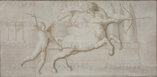 Achilles and the Centaur Cheiron, 1794-1798. Creator: Nicolai Abraham Abildgaard.