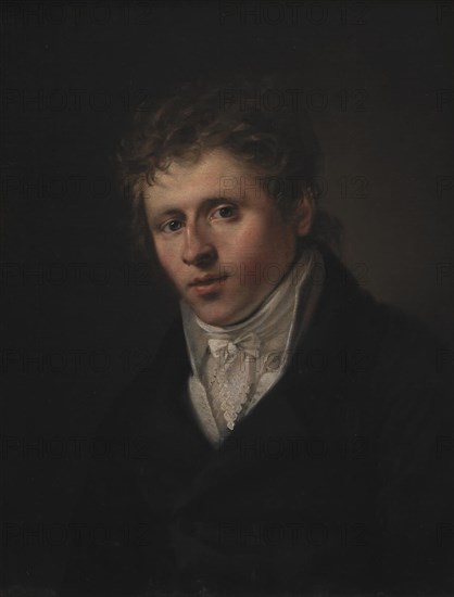 Portrait of the painter Johan Christian Dahl, 1813-1816. Creator: Christian Albrecht Jensen.