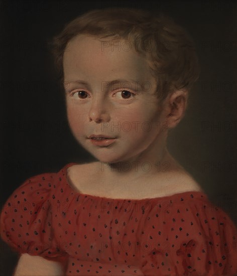 Portrait of a child, 1822. Creator: Christian Albrecht Jensen.