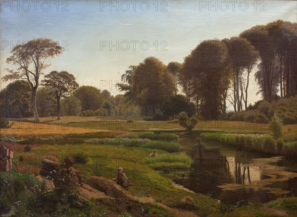 Summer's day, Horneland, near Fåborg, 1869. Creator: Vilhelm Kyhn.