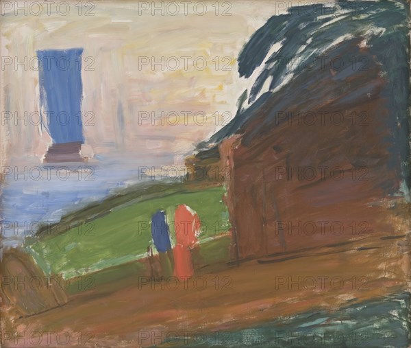 Waiting, 1893-1934. Creator: Carl Kylberg.